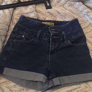 High wasted shorts